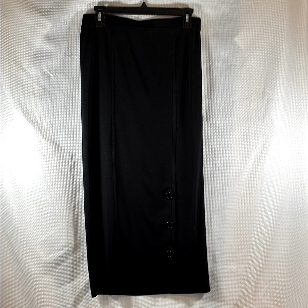 Misook Black Maxi Skirt. Size XS